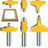TAIWAIN Router Bit Set Picture Frame Bits 1/2 Inch Shank