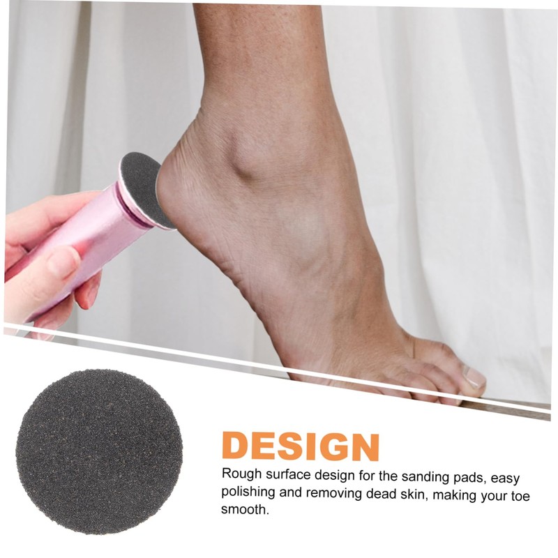 COHEALI Manicure Sanding Discs 60pcs Tool Accessories Electric Foot File