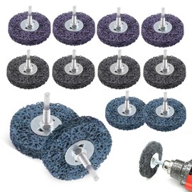 12 Stück CSD Scheibe 50mm, CBS Schleifscheibe Set Reinigungsscheibe Grobreinigungsscheibe Schleifscheiben für Winkelschleifer von Farbe, Oxidation Reinigen & Entfernen