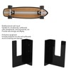 4Pcs Black Acrylic Skateboard Wall Mount Rack Skateboard Wall Hanger