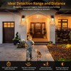 2 Pack Motion Sensor Outdoor Light Fixtures Wall Mount, H
