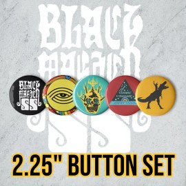 Black Magick SS 2.25" Button Set - Magick Metal