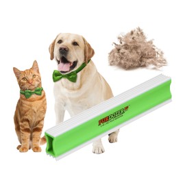FurDozer X3 MEGA Pet Hair Remover & Auto Detailing Tool - Cat & Dog Hair Remover for Carpets, Car Interiors, Couches, Bedding, & Pet Furniture - Reusable Pet Hair Removal Tool for Dog Fur & Lint, 10"