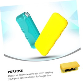 OSALADI Storage Case Yellow Cons Compatible Durable Travel Shell Game Console Carrying Box