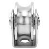 U Type Groove Wheel Stainless Steel Track Pulley for Sliding