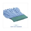 Boardwalk BWKMWTMB Microfiber Looped-End Wet Mop Head - Medium, Blue