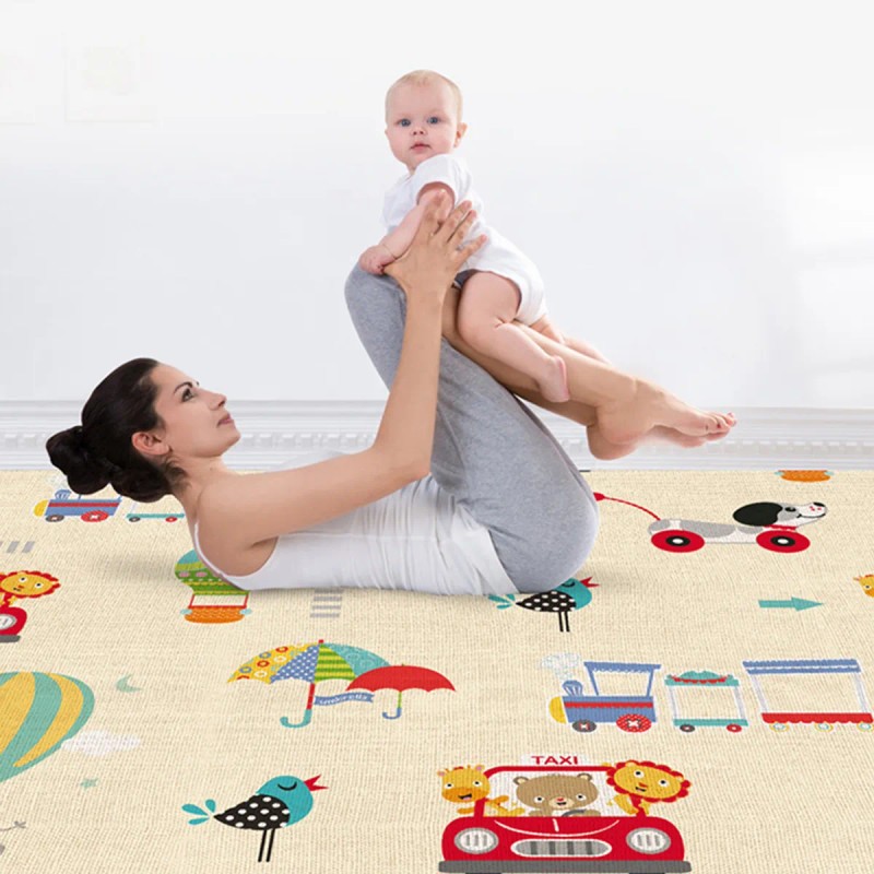 Tapete De Bebe Gateo Multiuso Juegos Seguridad 150x180cm