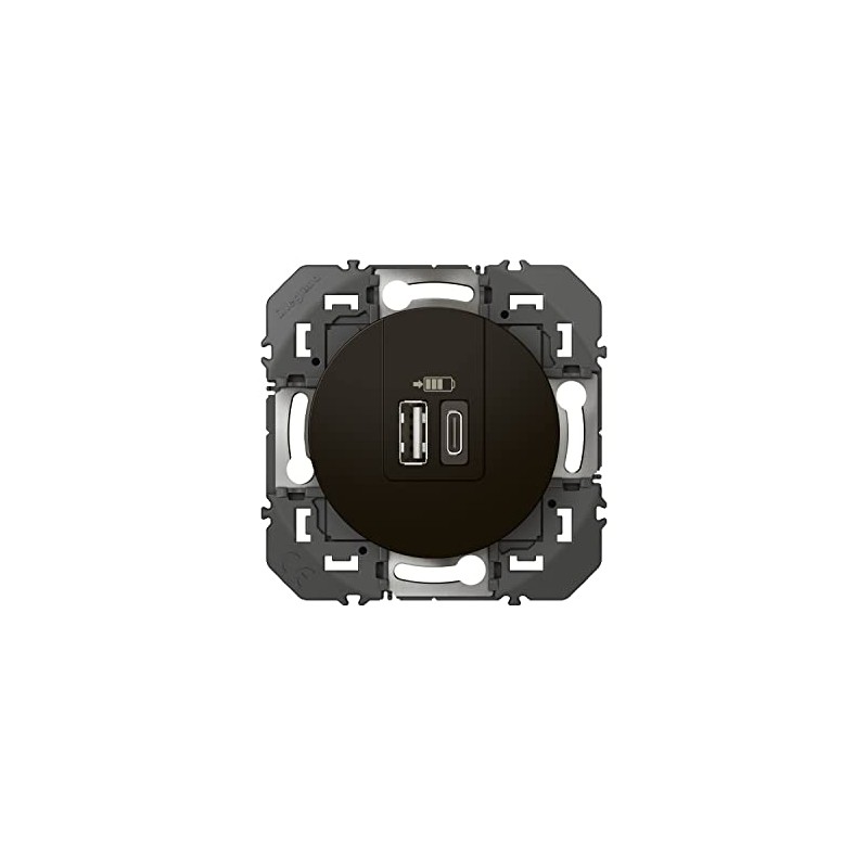 LEGRAND - Double Socket USB-A + USB-C 3A/15W Dooxie -