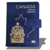 RedDeer Canada Passport Holder Wallet Premium PU Leather Travel Passport