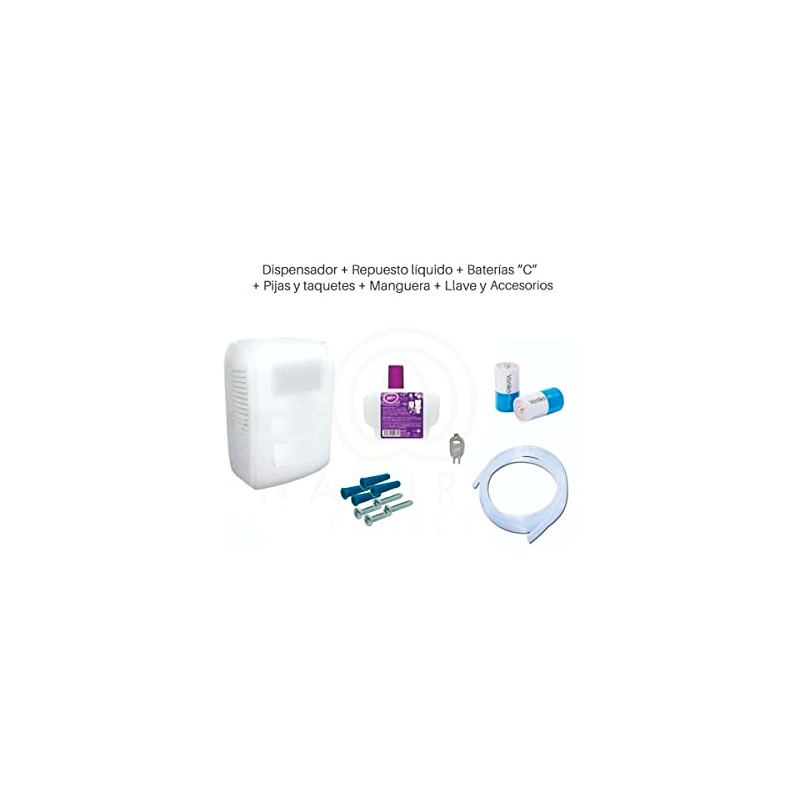 Dispensador Goteo Para Mingitorio WC o baño, incluye Aparato+liquido+pilas+acc