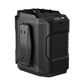 MACOLAUDER Waist Fan, 100 Levels Adjustable, 6,000 mAh, Belt Fan, Waist Cooler, Stool Fan, Portable Fan, USB Charging, Outdoor/Construction, Outdoor Work, Travel, Delivery, Courier, Workman, Silent