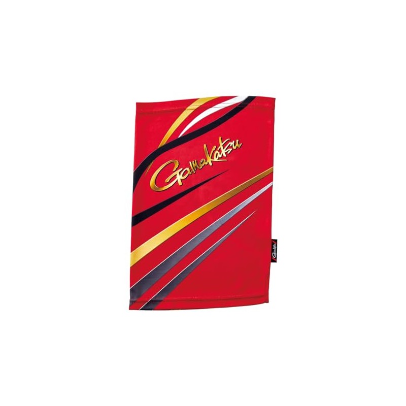 Gamakatsu GM3746 2-Way Print Neck Guard, Red, M-L