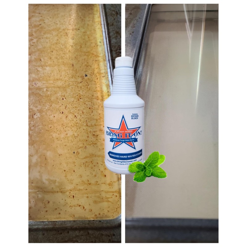 Bring It On Cleaner Hard Water Stain Remover for Glass,