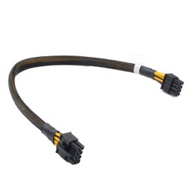 Suyitai PCIE GPU 8(pin to 8(pin Power Cable Replacement for DELL PowerEdge R730XD R730 and Nvidia K80/M40/M60/P40/P100 (35CM/13.78in)