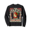 Jack Russell Terrier Santa Claus Crew Christmas Dog Elf Sweatshirt