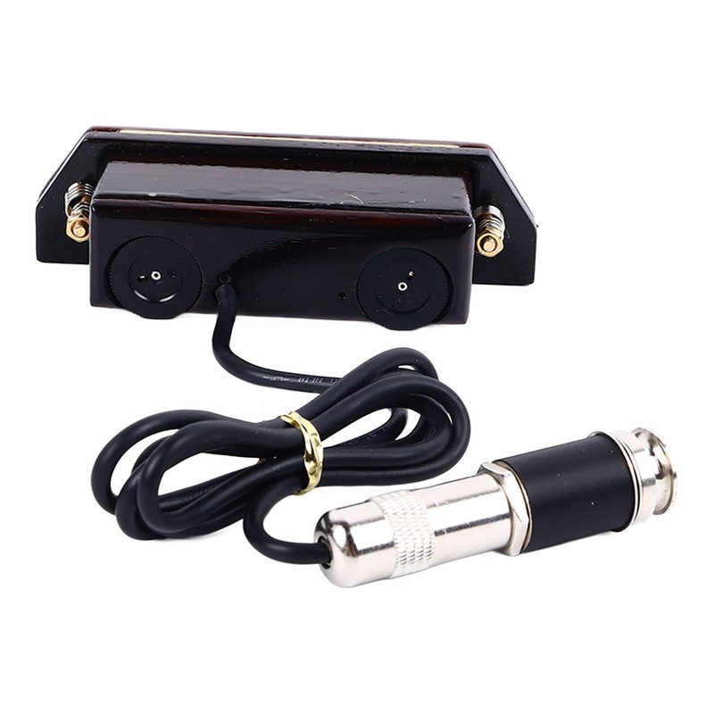Soundhole Pickup Punching Free Acoustic Guitar Volume Tone Control Instrument