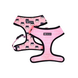 Adjustable Vest Harness for Small to Medium Dogs, French Bulldog Harness, Pink s