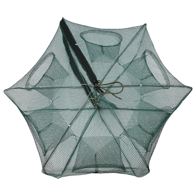 MUNEFE Shrimp Traps, Auto Fishin Net Shrimp Traps, Nylon Foldin