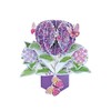 Flowers & Butterflies Pop-Up Greeting Card Original Second Nature 3D