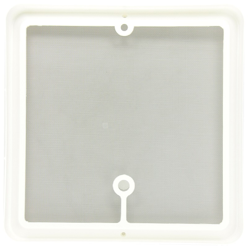 Heng's JRP1124R 14" White Radius Corner Screen Jensen Roof Vent
