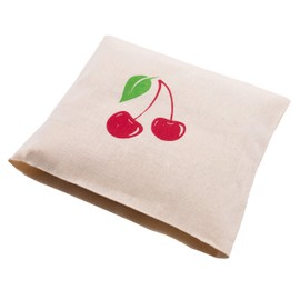Zollner24 Cherry Stone Cushion with Cherry Stones 21 x 21 cm Cotton Natural