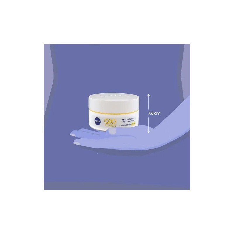 Crema Facial Nivea Q10 Antiarrugas Reafirmante Fps30 50 Ml