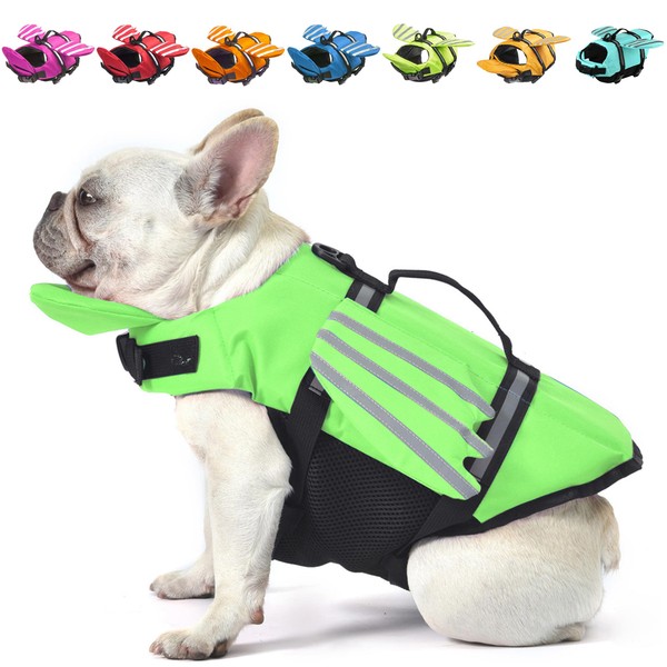 Dog Life Jacket with Chin Float, Wings Design Dog Life