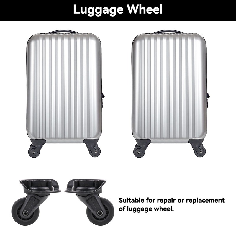 BQLZR Replacement Luggage Wheels Left and Right Suitcase Caster W142