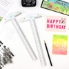 Briartw 1 Piece Acrylic T-Square Ruler T Square Plastic T-Ruler