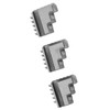 3pcs pair K11-80 Inside Jaw Chuck Self Centering Metal Lathe