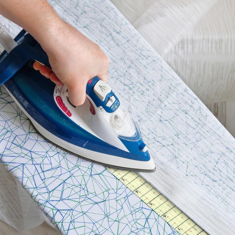 EFUTURETIME Ironing Ruler, Heat Resistant, 10 x 2.5 Inches, Universal