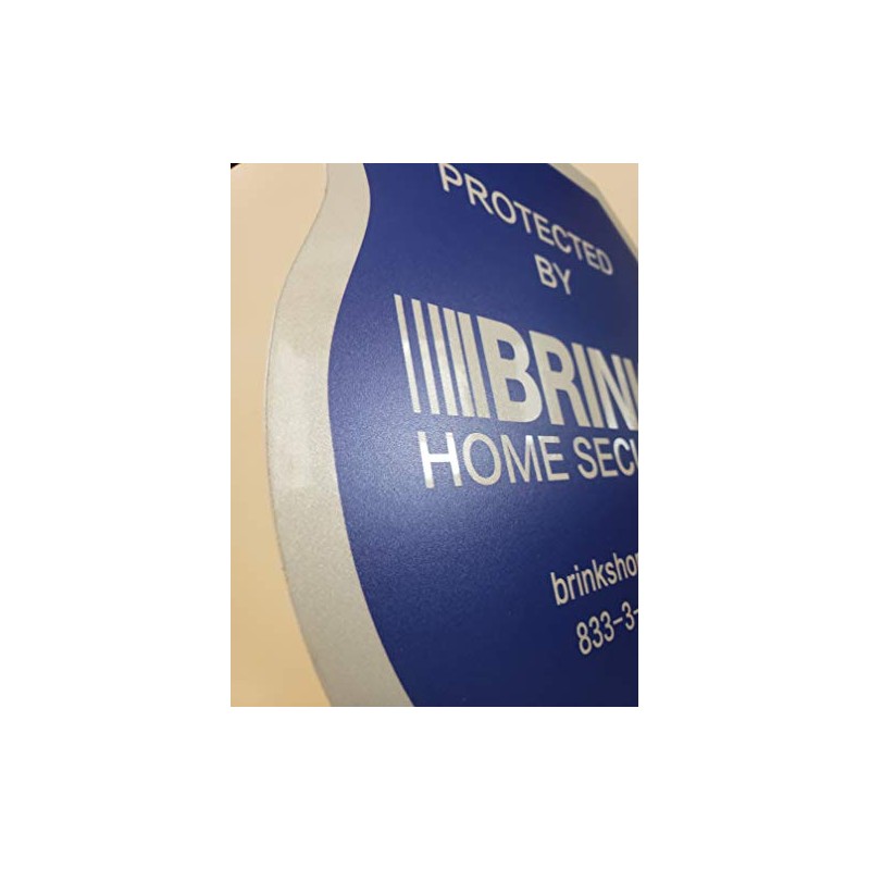 2 New Brinks Security Yard Signs Blue