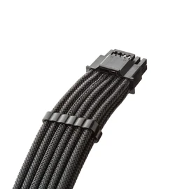 CableMod Universal Pro ModMesh Sleeved 12V-2x6 12VHPWR 90 StealthSense Direct PCIe Cable (Variant B, Black)