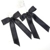 2PCS Hair Bows for Women Girls, Black Bow for Hair