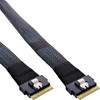InLine® Slim SAS Cable, SFF-8654 8X to SFF-8654 8X, 48Gb/s,