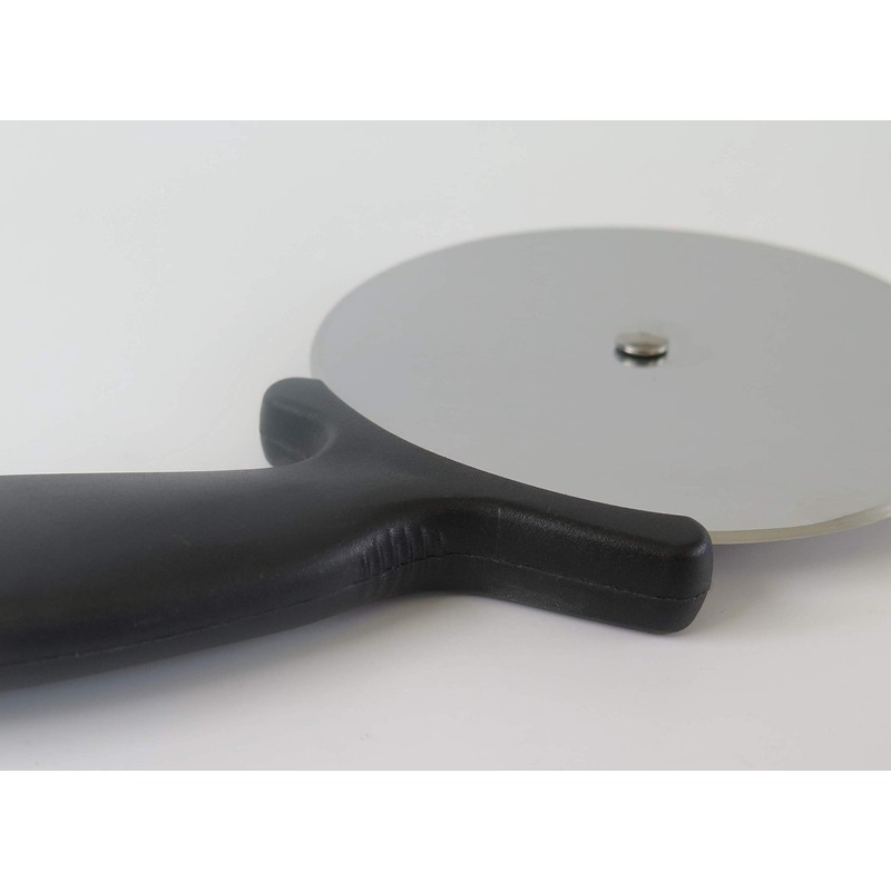 Tredoni 7.7cm Stainless Steel Robust Pizza Slicer Wheel, Easy-Grip Handle