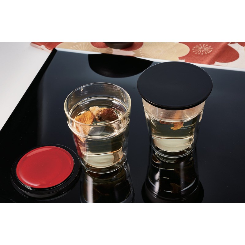 Hario Double Wall"Twin Rock" Glass, 260ml, Clear