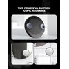 Macaki 10X/20X/30X Magnifying Mirror with Suction Cups and Tweezers Set,