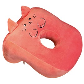 PLUSHCEWT Ear Piercing Pillow,Pillow with Arm Hole,Comfortable Cute Ear Pillow with Hole,Piercing Pillow for Side Sleepers in Classrooms Offices Libraries Airplanes Suitable for Ladies Kids (Cacti)