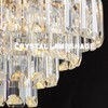 LUDOMIDE Chandelier Ceiling Fan, 52 Inch Crystal Ceiling Fan with