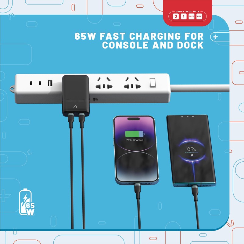 STEALTH Mains Adaptor Compatible with Switch 2