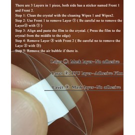 Ocdin Screen Protector for Omega x Swatch Speedmaster Moonswatch, Hydrogel TPU Soft Film for Acrylic Crystal (10)