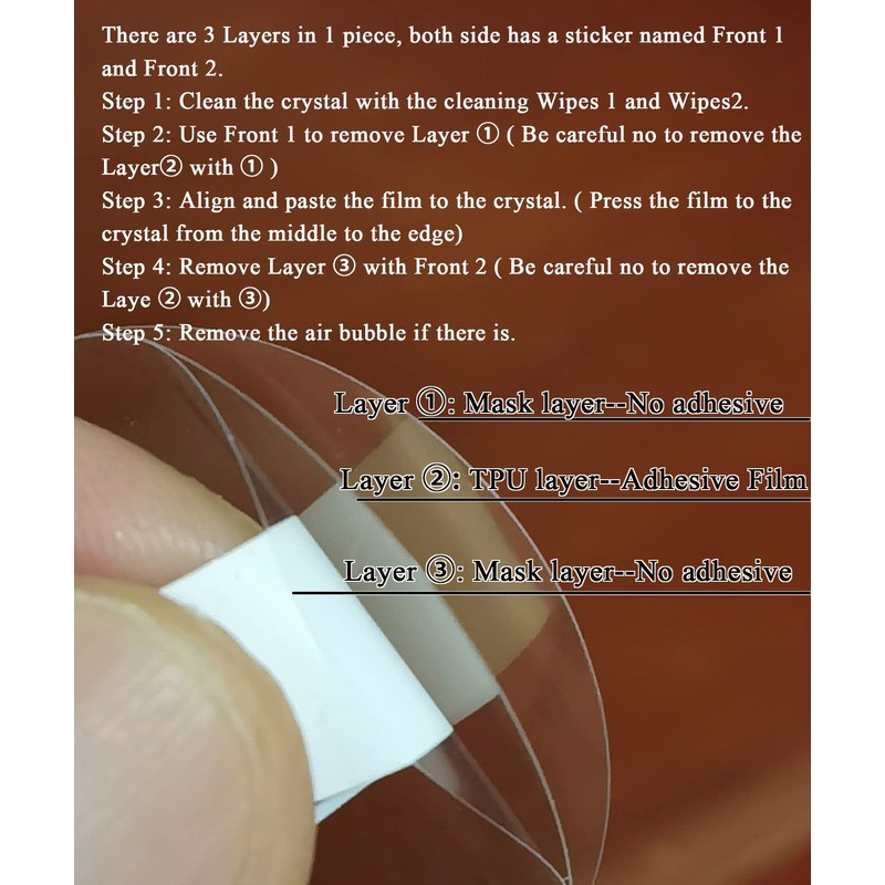 Ocdin Screen Protector for Omega x Swatch Speedmaster Moonswatch, Hydrogel