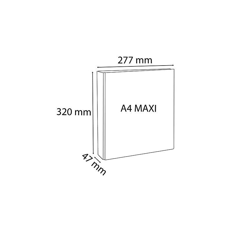 Exacompta Kreacover 51842E Ring Binder Made of Solid Polypropylene 4