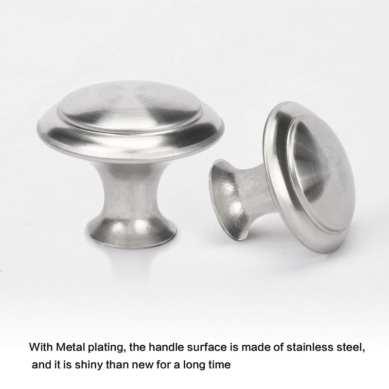 oumuik Furniture Knobs, Furniture Knobs, Pack of 10, Silver Drawer