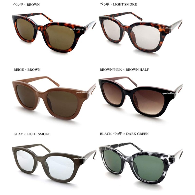 WELLINGTON SUNGLASS FOR JAPANESE Tortoise Shell x CLEAR