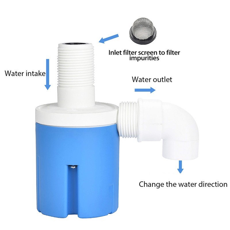 IMXMI 3/4" Automatic Water Level Control Valve Inside Type,Inner Top