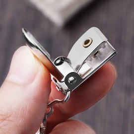 TENDYCOCO Sweater Clips Vintage Sweater Chain Silver Colour Cardigan Clip for Dress Clothing Pack of 4, Metal