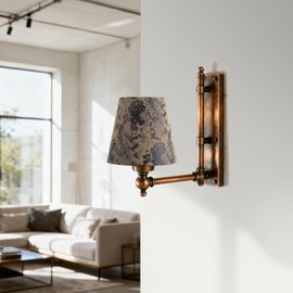 YISUN Chandelier Shades Set of 6, Clip-On Lamp Shade, Small Lamp Shade 4.3" Top x 5.9" Bottom x 5.5" Slant Height, Fit for Droplight Wall Lamp Candle Chandelier (Tan)