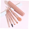 OATIPHO 5pcs Foundation Brush Set Portable Makeup Brushes for Teens